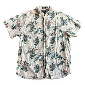 Eighty‎ Eight Platinum Mens XL Tiger Mountain Pine Tree Cotton Button Down Shirt